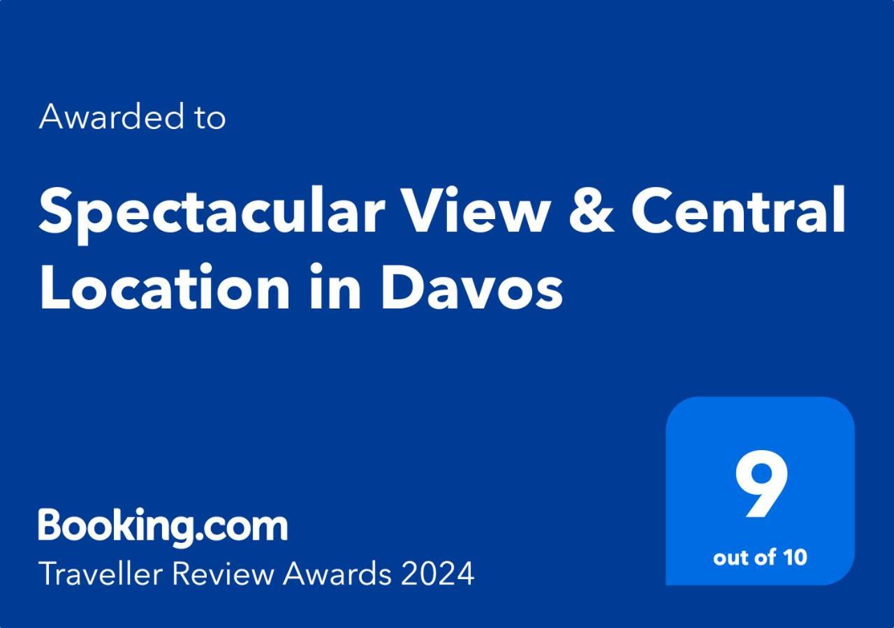 Spectacular View & Central Location In Davos Exteriör bild
